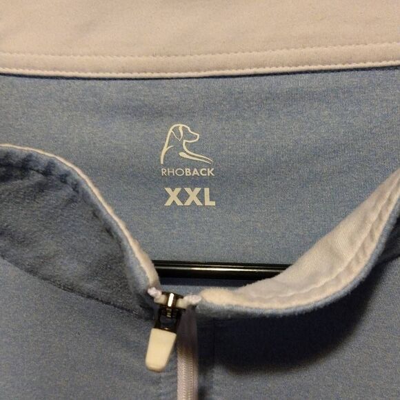 Rhoback Men's Pullover XXL Light Blue - Picture 5 of 11
